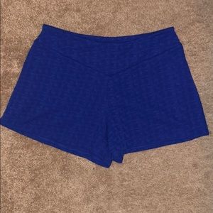 Royal blue shorts